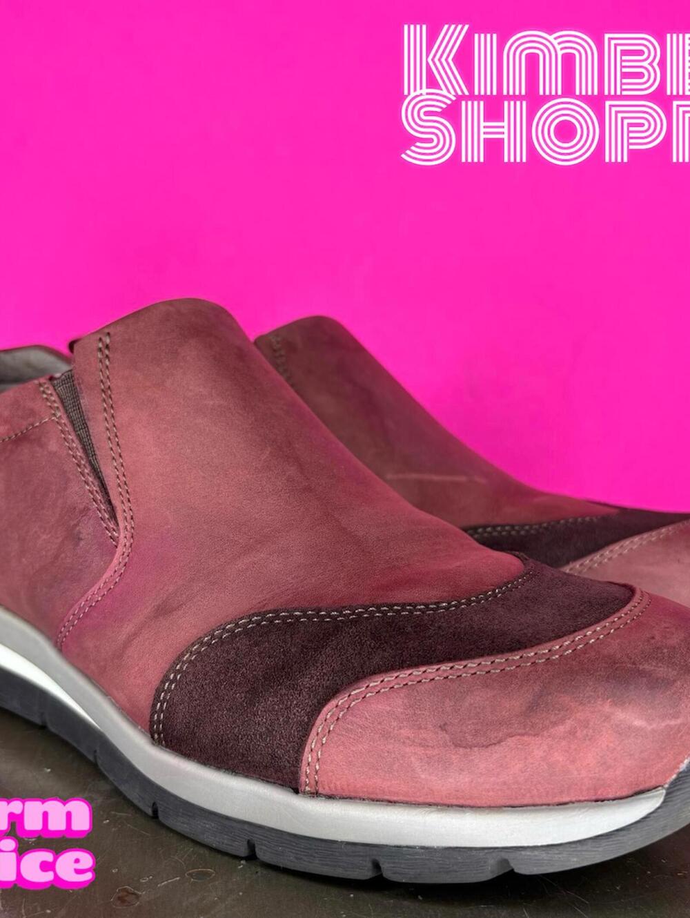 Bionica Talma Red Leather Slip-On Sneaker US 9.5